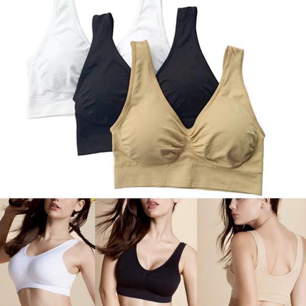 SEAMLESS PUSHUP BRA (SET OF 3)